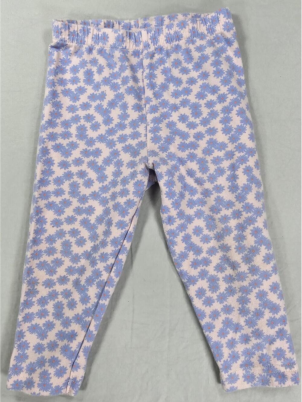Carter's Baby Girls' Floral Print Leggings - Size 12M.  Cotton, Pastel